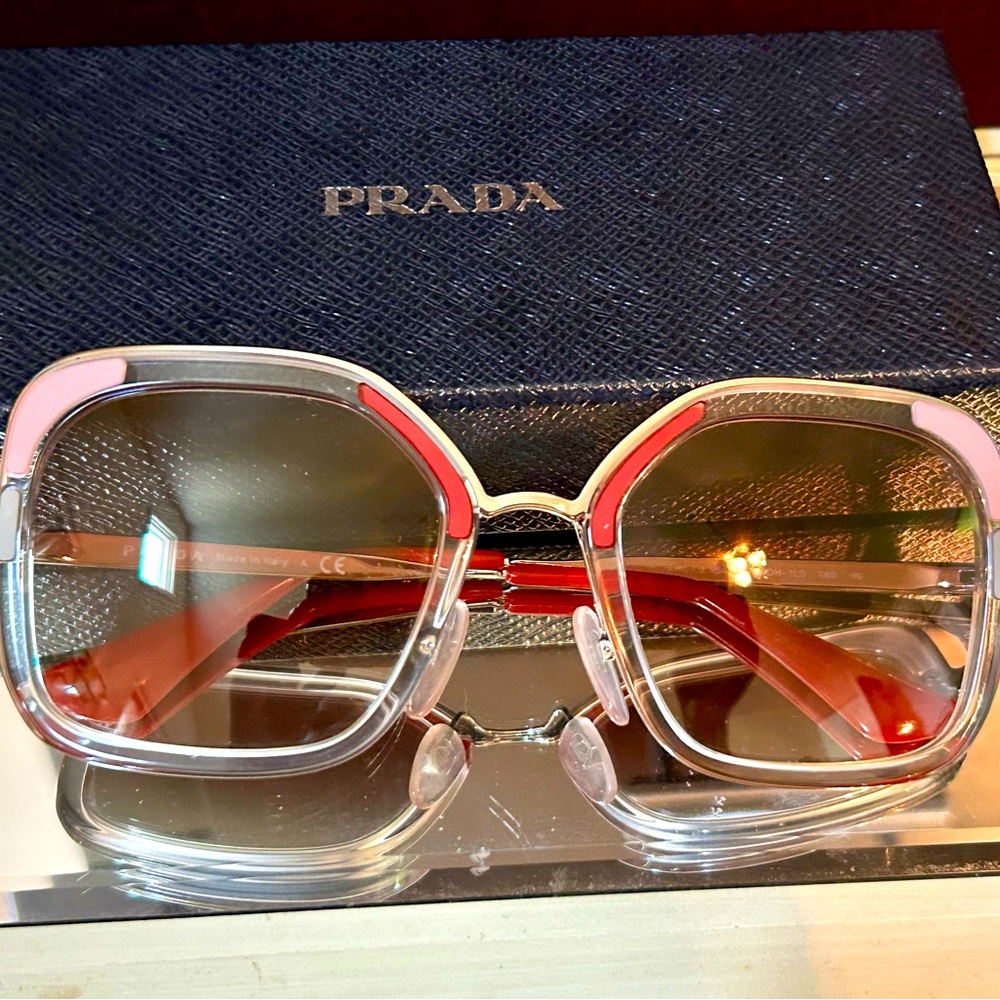 Pink Prada sunglasses